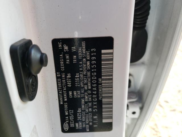 Photo 10 from auction – 2013 KIA OPTIMA SX with VIN 5XXGR4A60DG159913