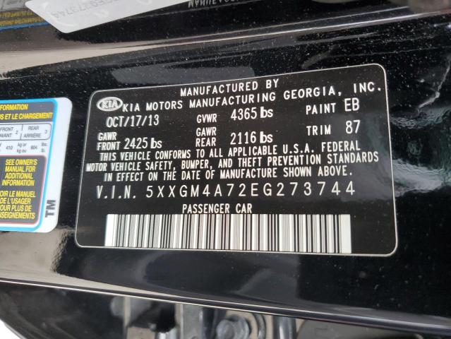Photo 10 from auction – 2014 KIA OPTIMA LX with VIN 5XXGM4A72EG273744