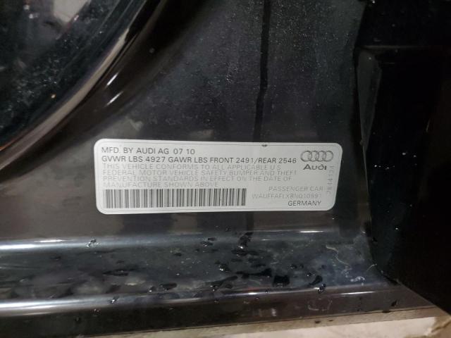 Photo 10 from auction – 2011 AUDI A4 PREMIUM with VIN WAUFFAFLXBN010991