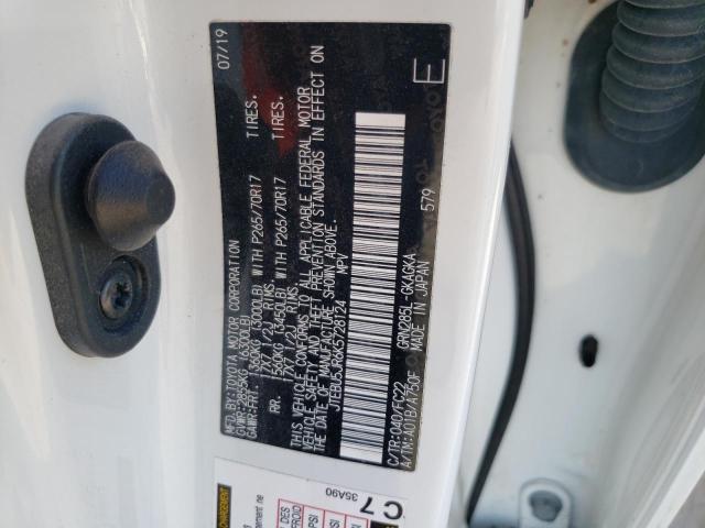 Photo 10 from auction – 2019 TOYOTA 4RUNNER SR with VIN JTEBU5JR6K5728124