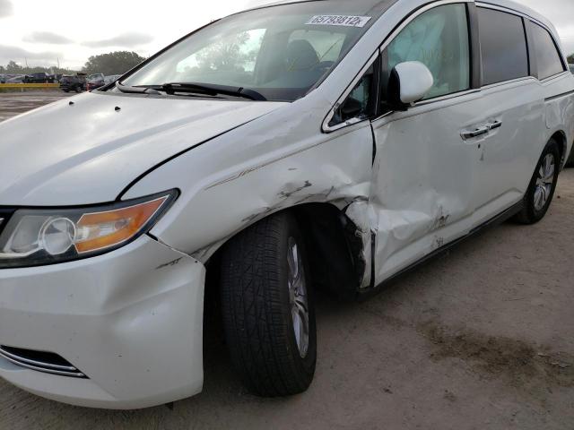 Photo 9 from auction – 2014 HONDA ODYSSEY EX with VIN 5FNRL5H42EB097181