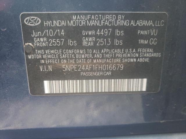 Photo 10 from auction – 2015 HYUNDAI SONATA SE with VIN 5NPE24AF1FH016679