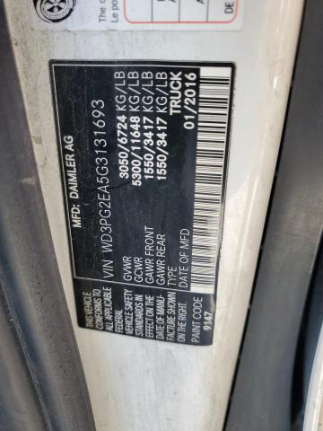Photo 10 from auction – 2016 MERCEDES-BENZ METRIS with VIN WD3PG2EA5G3131693