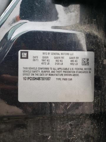 Photo 10 from auction – 2011 CHEVROLET CRUZE LS with VIN 1G1PC5SH4B7301007