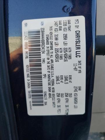 Photo 10 from auction – 2008 DODGE GRAND CARA with VIN 2D8HN44H88R634154