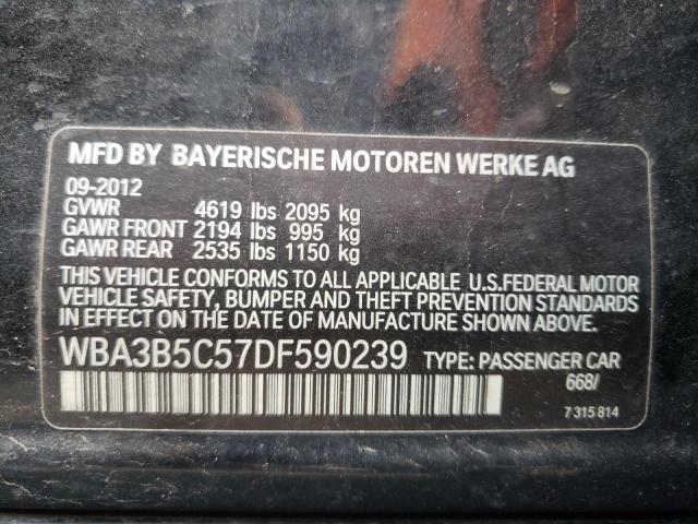 Photo 10 from auction – 2013 BMW 328 I with VIN WBA3B5C57DF590239