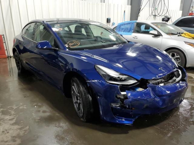 TESLA MODEL 3 2022 with VIN 5YJ3E1EB5NF192166 - Photo from auction