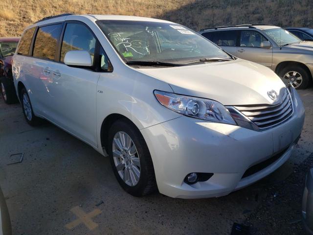 TOYOTA SIENNA XLE 2017 with VIN 5TDDZ3DC8HS149990 - Photo from auction