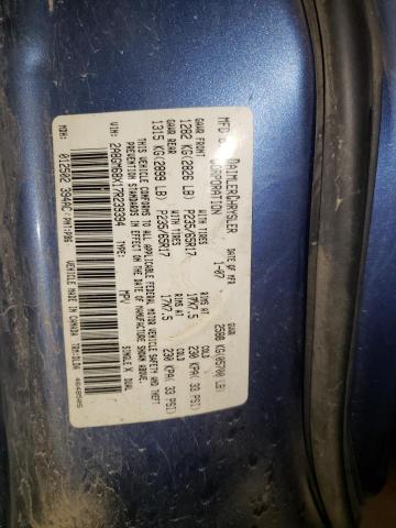 Photo 10 from auction – 2007 CHRYSLER PACIFICA T with VIN 2A8GM68X17R239394