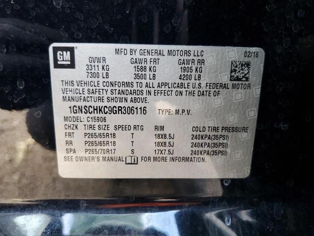 Photo 10 from auction – 2016 CHEVROLET SUBURBAN C with VIN 1GNSCHKC9GR306116