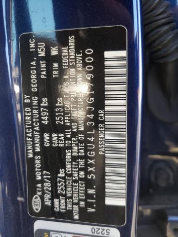 Photo 10 from auction – 2018 KIA OPTIMA EX with VIN 5XXGU4L34JG179000