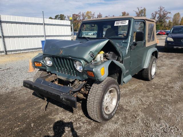 Photo 2 from auction – 2000 JEEP WRANGLER / with VIN 1J4FA29P0YP711164