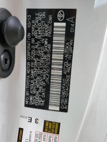 Photo 10 from auction – 2014 TOYOTA SCION TC with VIN JTKJF5C71E3081548