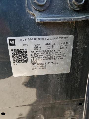 Photo 10 from auction – 2018 CHEVROLET IMPALA PRE with VIN 2G1125S34J9165942
