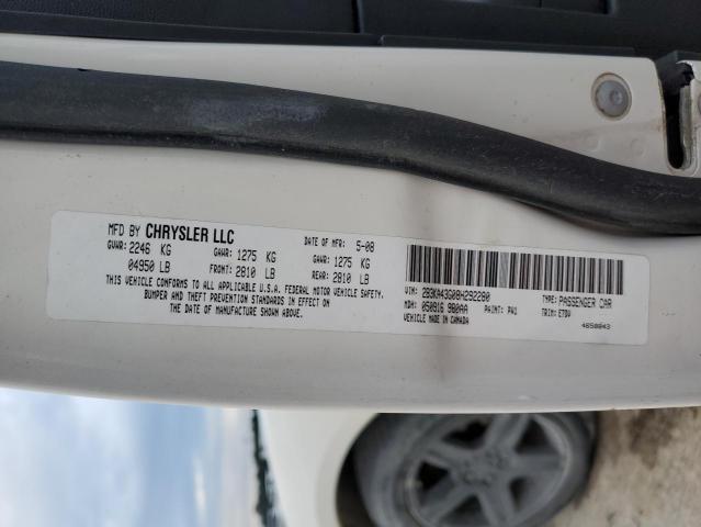 Photo 10 from auction – 2008 DODGE CHARGER with VIN 2B3KA43G08H292280