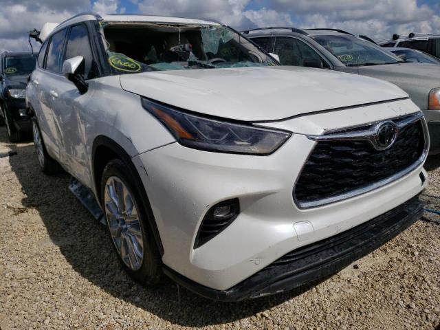 TOYOTA HIGHLANDER 2021 with VIN 5TDYZRAH0MS064933 - Photo from auction