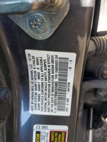 Photo 10 from auction – 2010 HONDA CIVIC EX with VIN 19XFA1F89AE024963