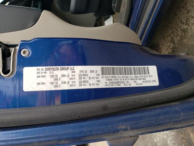 Photo 10 from auction – 2011 DODGE GRAND CARA with VIN 2D4RN4DG8BR724523