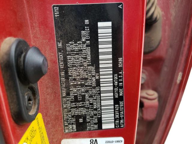 Photo 10 from auction – 2013 TOYOTA VENZA LE with VIN 4T3ZA3BB0DU071785
