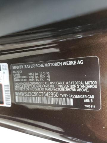Photo 10 from auction – 2012 MINI COOPER with VIN WMWSU3C50CT542950