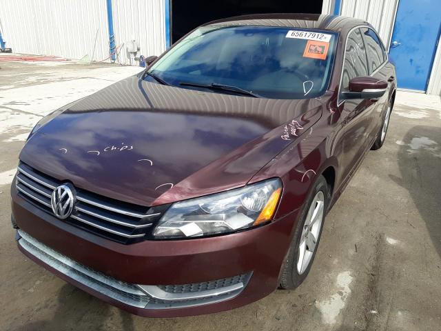 Photo 2 from auction – 2013 VOLKSWAGEN PASSAT SE with VIN 1VWBP7A35DC107410