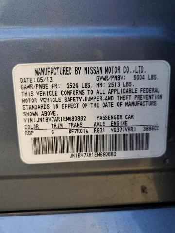 Photo 10 from auction – 2014 INFINITI Q50 BASE with VIN JN1BV7AR1EM680882