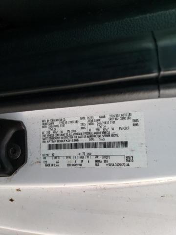 Photo 10 from auction – 2015 FORD F150 with VIN 1FTMF1C8XFKD18308