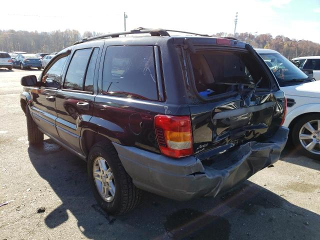 Photo 3 from auction – 2002 JEEP GRAND CHER with VIN 1J4GW48S52C295375