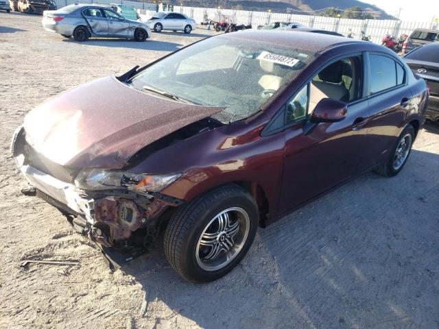 Photo 2 from auction – 2013 HONDA CIVIC LX with VIN 2HGFB2F50DH528031