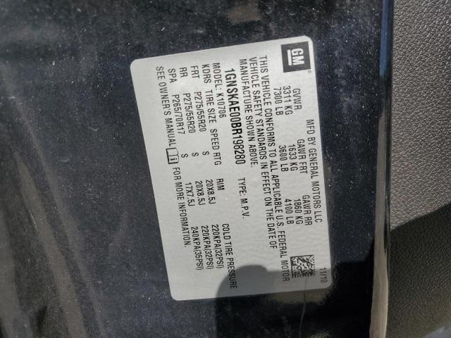 Photo 10 from auction – 2011 CHEVROLET TAHOE K150 with VIN 1GNSKAE00BR198280