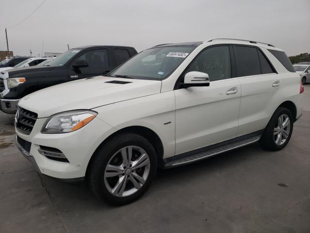 Photo 1 from auction – 2012 MERCEDES-BENZ ML 350 BLU with VIN 4JGDA2EB6CA056071