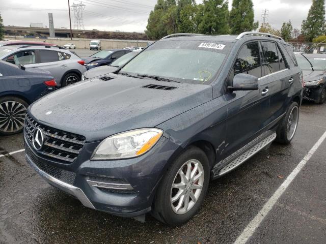 Photo 2 from auction – 2014 MERCEDES-BENZ ML 350 with VIN 4JGDA5JB3EA398233