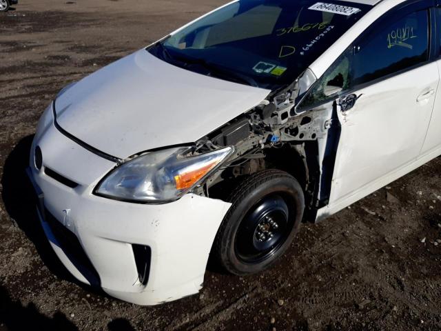 Photo 9 from auction – 2014 TOYOTA PRIUS with VIN JTDKN3DU8E0376784