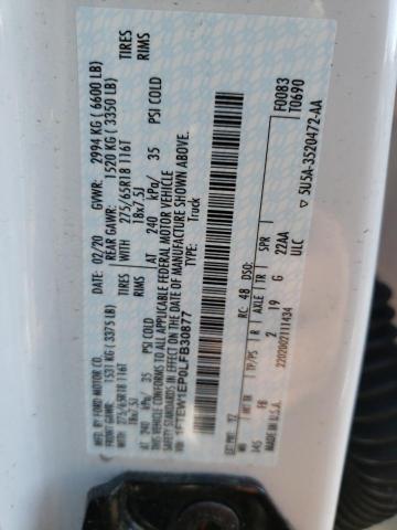 Photo 10 from auction – 2020 FORD F150 SUPER with VIN 1FTEW1EP0LFB30877