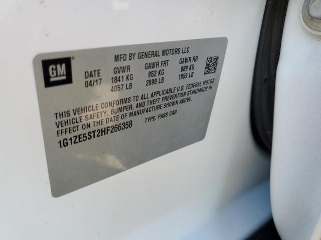 Photo 10 from auction – 2017 CHEVROLET MALIBU LT with VIN 1G1ZE5ST2HF266358