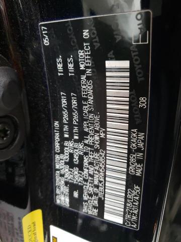 Photo 10 from auction – 2017 TOYOTA 4RUNNER SR with VIN JTEBU5JR9H5458542