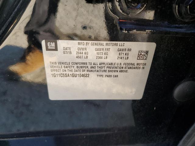 Photo 10 from auction – 2016 CHEVROLET MALIBU LIM with VIN 1G11C5SA1GU104622