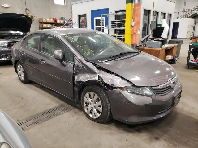 HONDA CIVIC LX 2012 with VIN 19XFB2F50CE083881 - Photo from auction