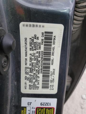 Photo 10 from auction – 2010 TOYOTA COROLLA BA with VIN 1NXBU4EEXAZ364005