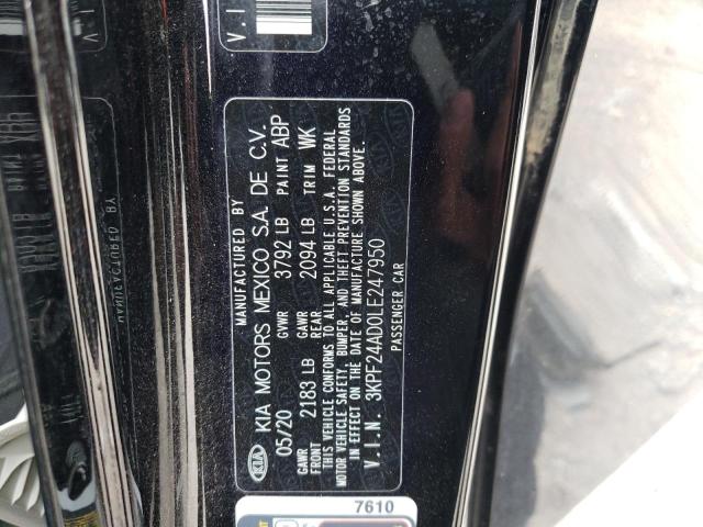 Photo 10 from auction – 2020 KIA FORTE FE with VIN 3KPF24AD0LE247950