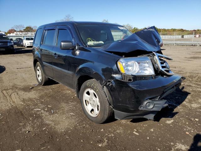 HONDA PILOT LX 2014 with VIN 5FNYF4H24EB050357 - Photo from auction