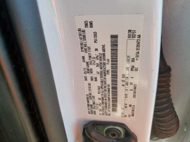 Photo 10 from auction – 2015 FORD F150 SUPER with VIN 1FTEW1C88FKD06615