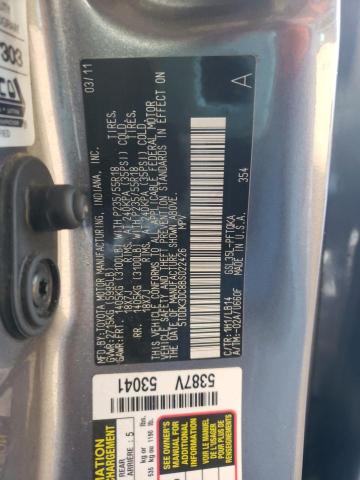 Photo 10 from auction – 2011 TOYOTA SIENNA XLE with VIN 5TDDK3DC8BS022426