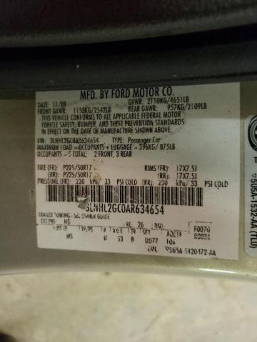 Photo 10 from auction – 2010 LINCOLN MKZ with VIN 3LNHL2GC0AR634654