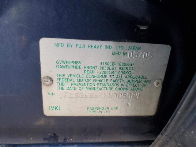 Photo 10 from auction – 2006 SUBARU FORESTER 2 with VIN JF1SG63696H705984