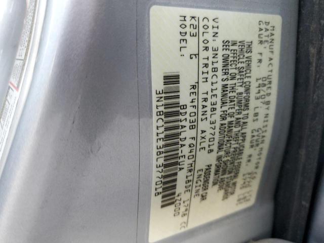 Photo 10 from auction – 2008 NISSAN VERSA S with VIN 3N1BC11E38L377018