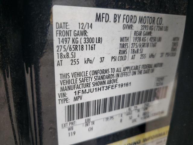 Photo 10 from auction – 2015 FORD EXPEDITION with VIN 1FMJU1HT3FEF19161
