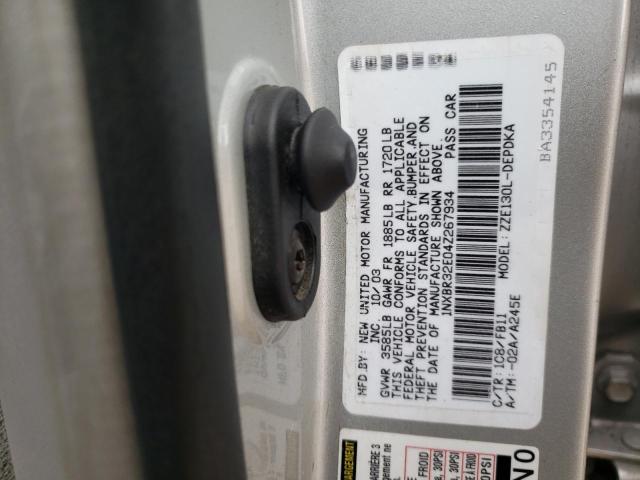 Photo 10 from auction – 2004 TOYOTA COROLLA CE with VIN 1NXBR32E04Z267934