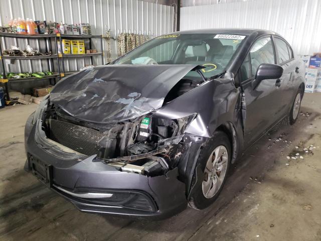 Zdjęcie 2 z aukcji – 2014 HONDA CIVIC LX z VIN 19XFB2F57EE019095