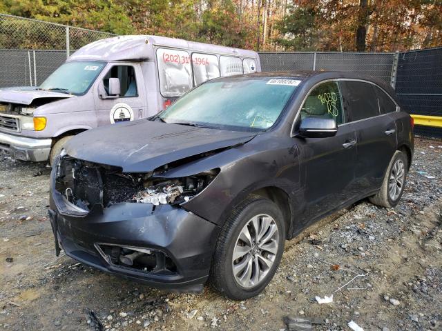 Photo 2 from auction – 2016 ACURA MDX TECHNO with VIN 5FRYD4H41GB059106